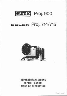 Bolex 714 manual. Camera Instructions.